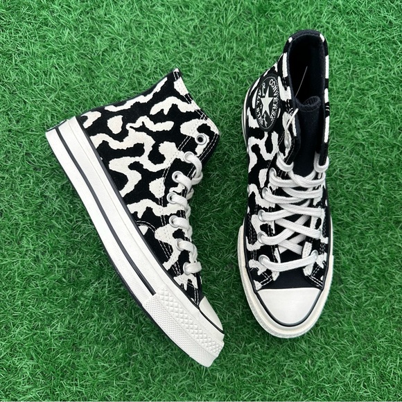 Converse Chuck 70 Hi Leopard Remix Black and White - Picture 8 of 14